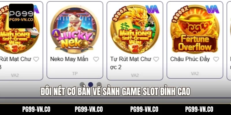 Đôi nét cơ bản về sảnh game slot đỉnh cao