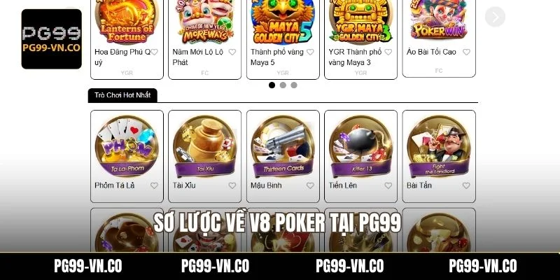 Sơ lược về V8 Poker tại PG99 