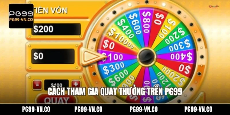 Vòng Quay May Mắn - Nhận Thưởng Hấp Dẫn Khi Tham Gia PG99 3 Cách tham gia quay thưởng trên PG99